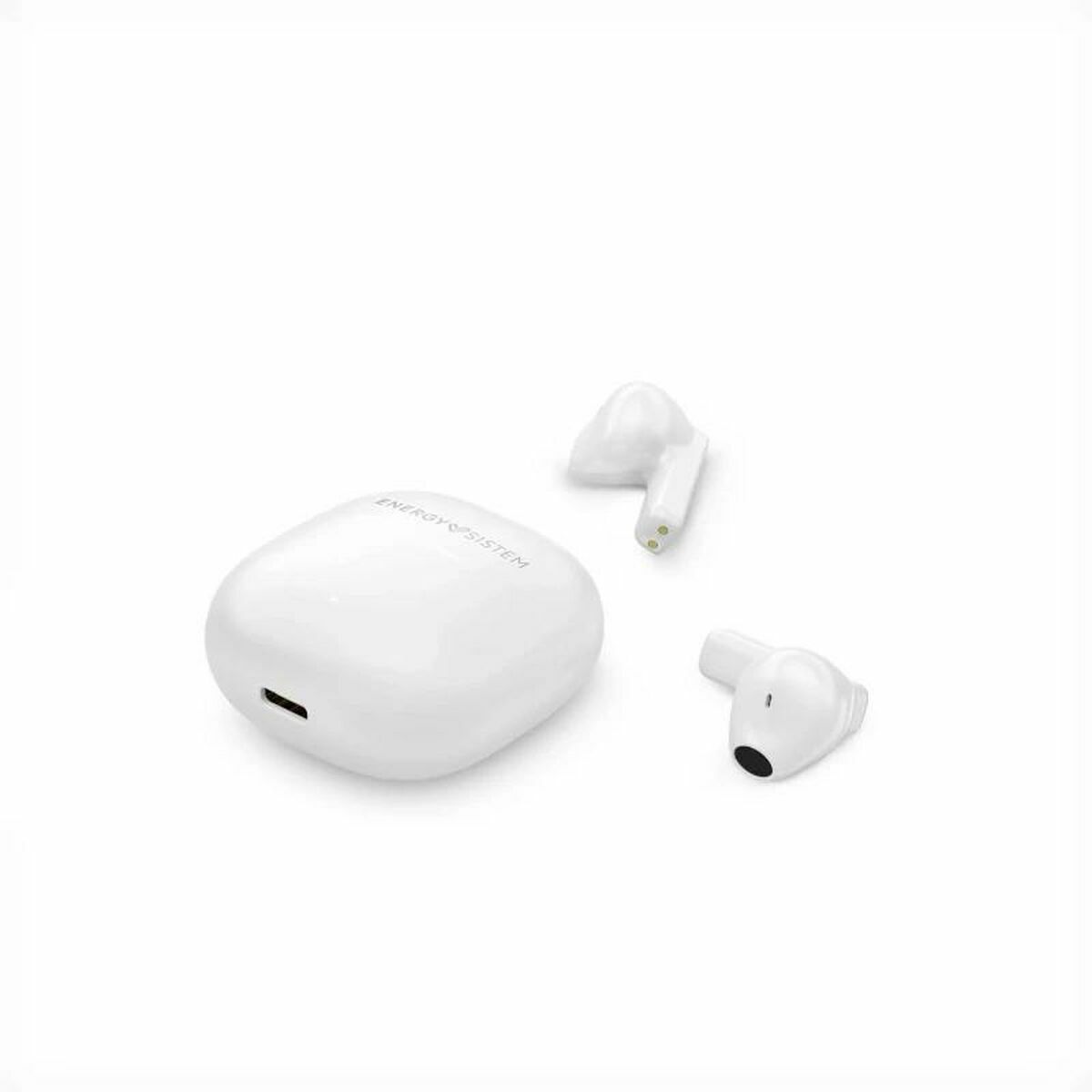 Bluetooth-kuulokkeet in-ear, langattomat, mikrofonilla, USB-C, valkoinen