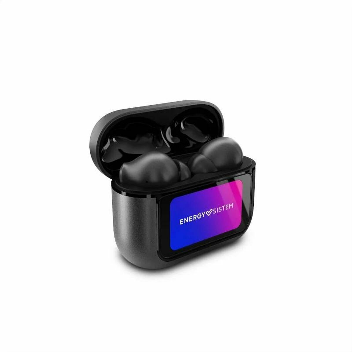 Bluetooth-nappikuulokkeet, langattomat mikrofonilla, 6 h akku, grafiitti