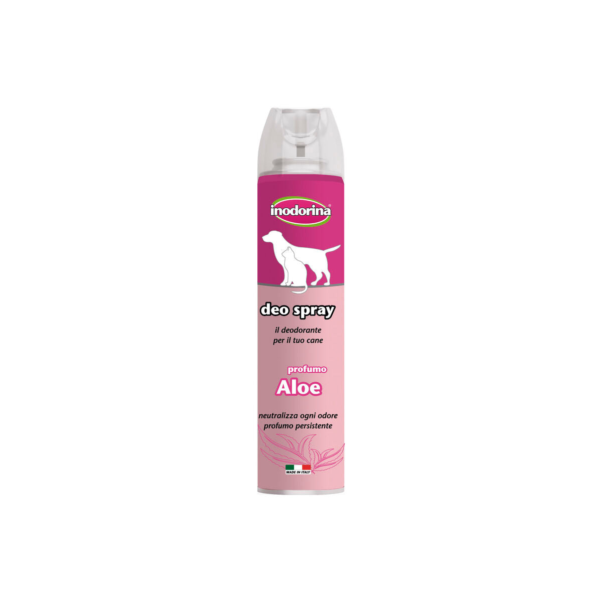 Deodorantti koirille aloe 300 ml, hajunpoistaja suihke - tuoksuva, 250 g