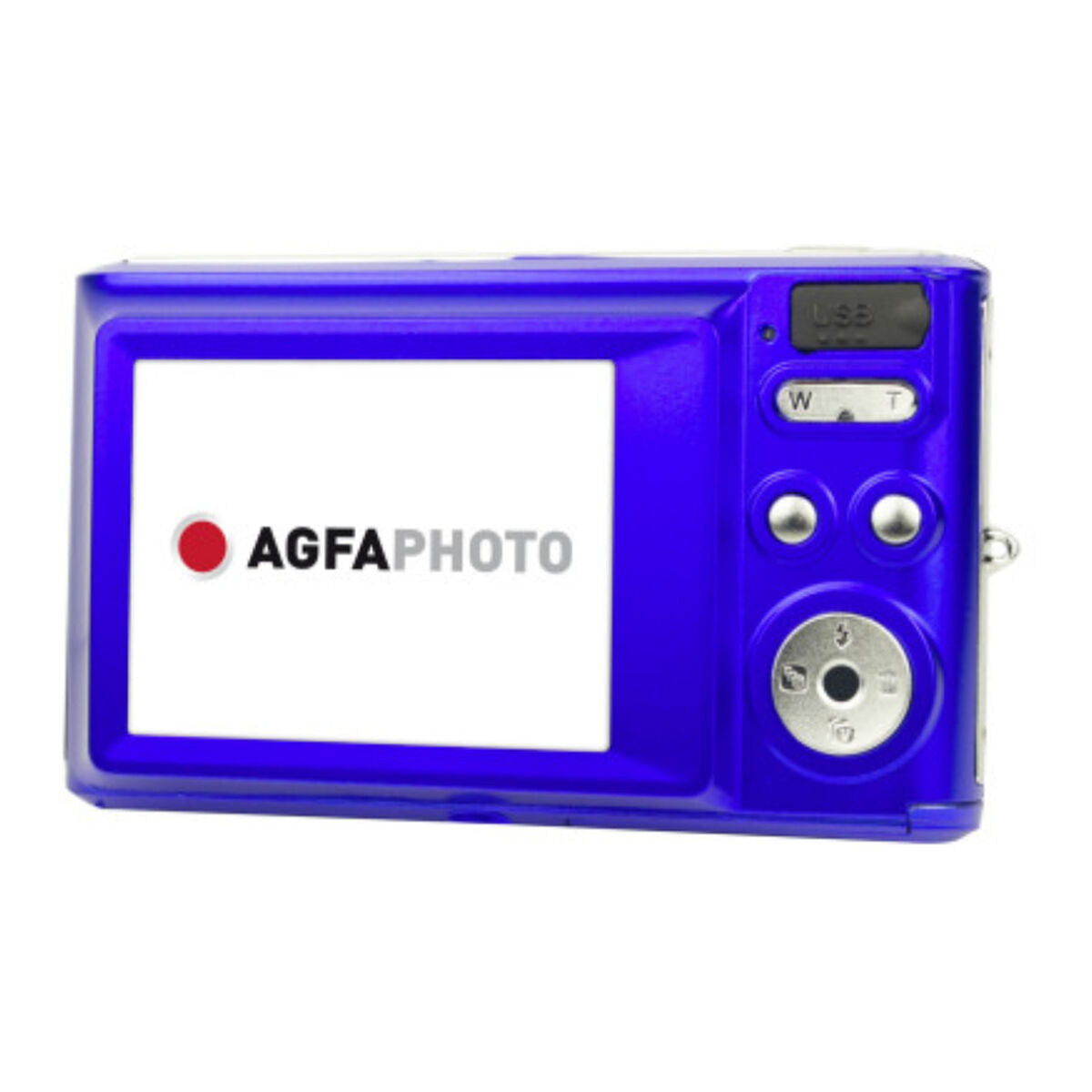 Digikamera 21 MP, HD-video, 2.4\" TFT-näyttö, microSD, ladattava akku, sininen