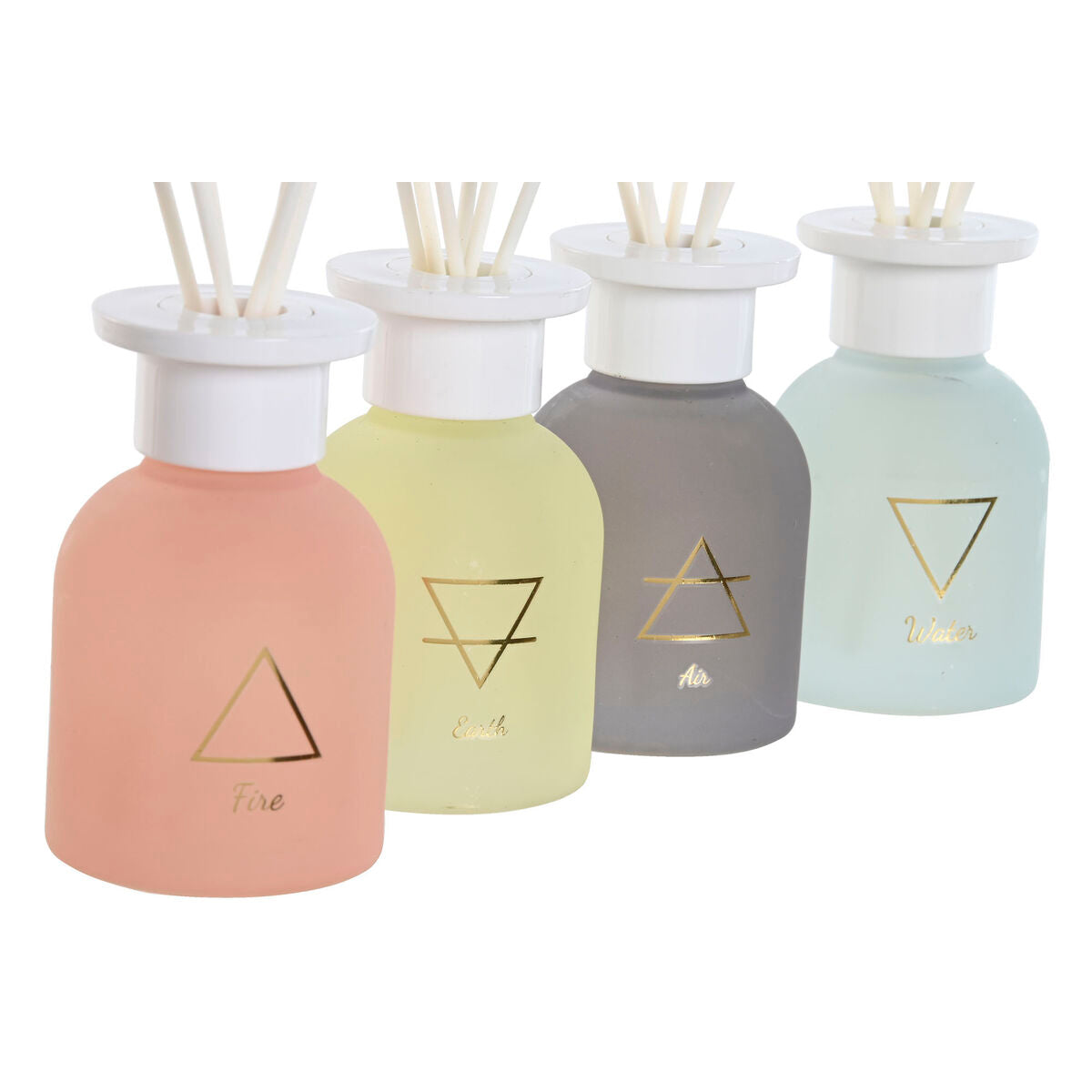 Ilmanraikastin 100 ml setti 4 kpl - urban design, lila, vaha & lasi kotituoksu
