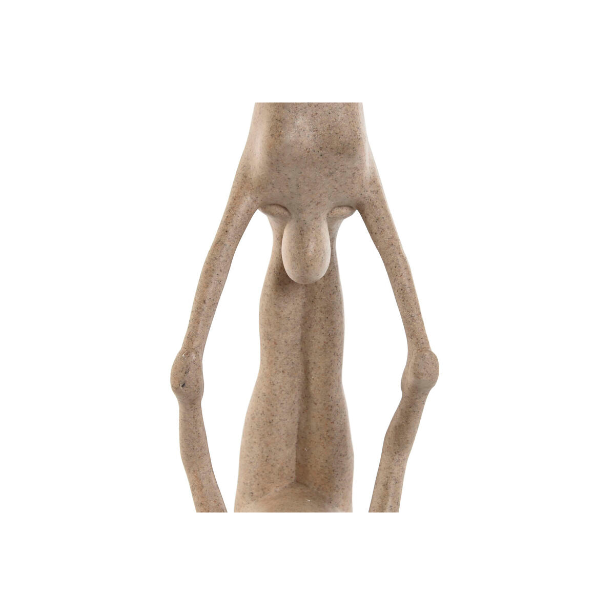 Koristehahmo jooga beige 29,5 x 8 x 28 cm, sisustusfiguuri pöydälle & hyllylle