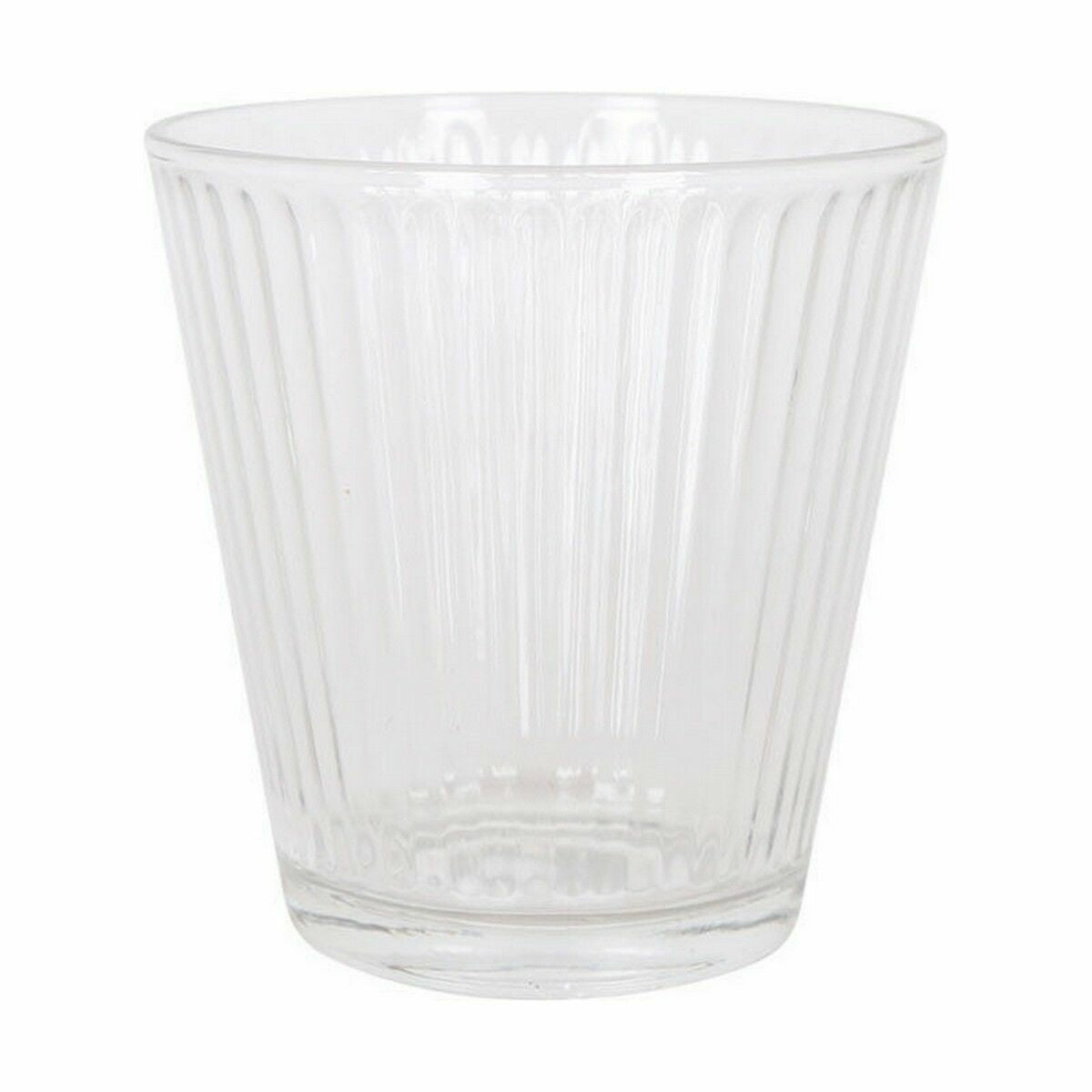 Juomalasi 250 ml uurrettu, 4 kpl - läpinäkyvä lasi keittiöön & juhlaan
