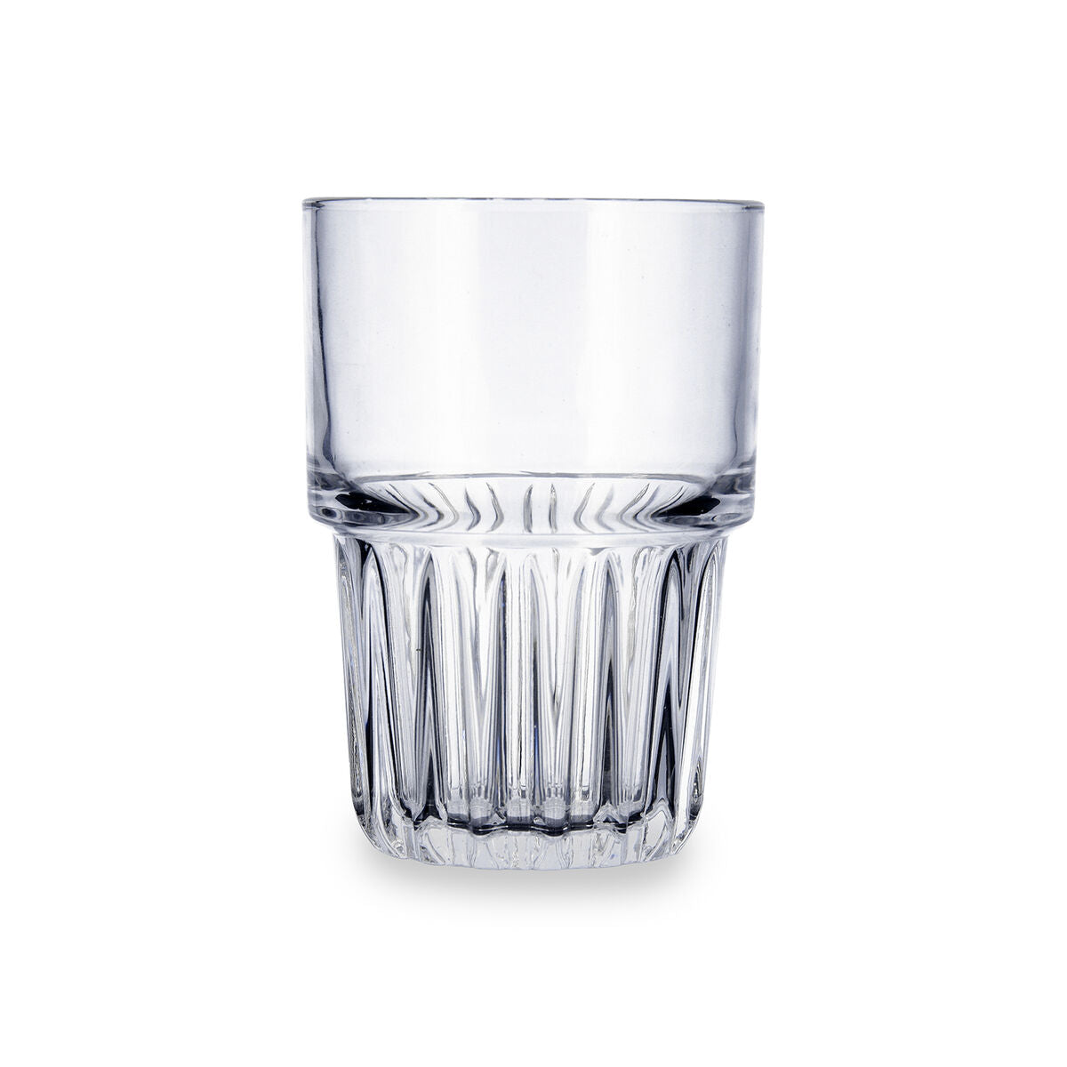 Juomalasit 390 ml 6 kpl, kirkas lasi - Cubik-mallinen juomalasi keittiöön