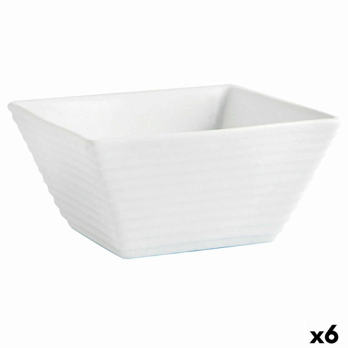 Keittokulho 6 kpl keraaminen astianpesukoneeseen sopiva 13,5×7 cm valkoinen
