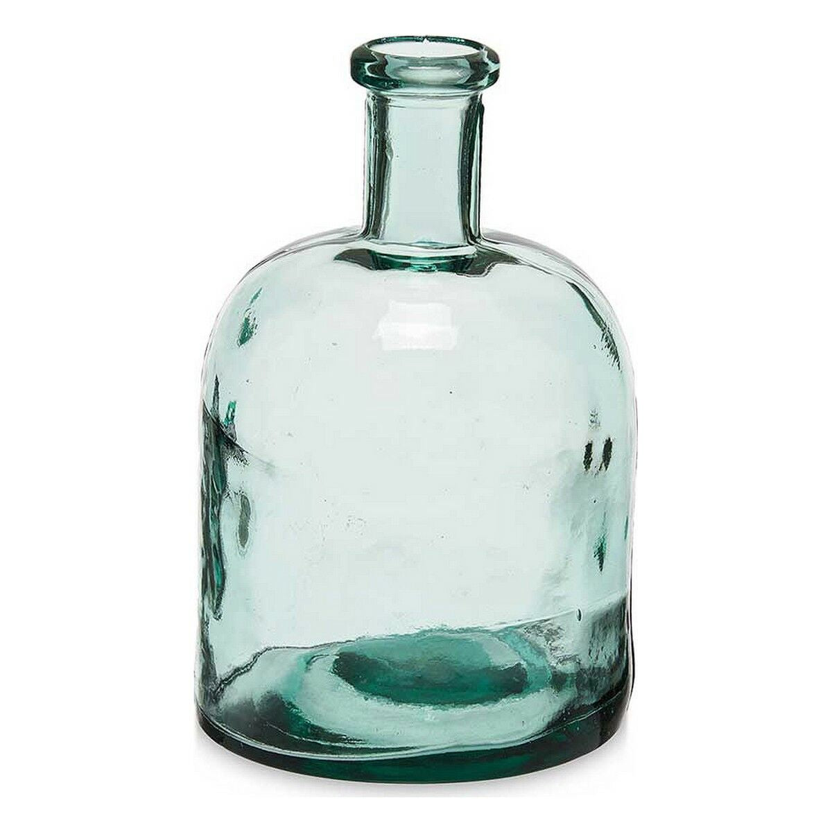 Koristepullo kierrätetty lasi 2,25 l, läpikuultava vihreä 15×24,5×15 cm, 6 kpl