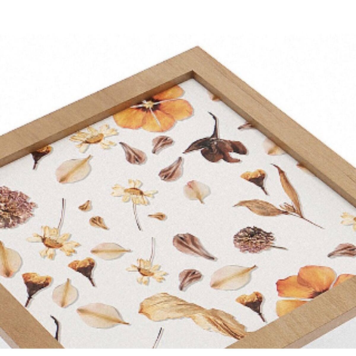 Koristerasia MDF terälehdet, puukehys & valkoinen 24×7×24 cm säilytyslaatikko