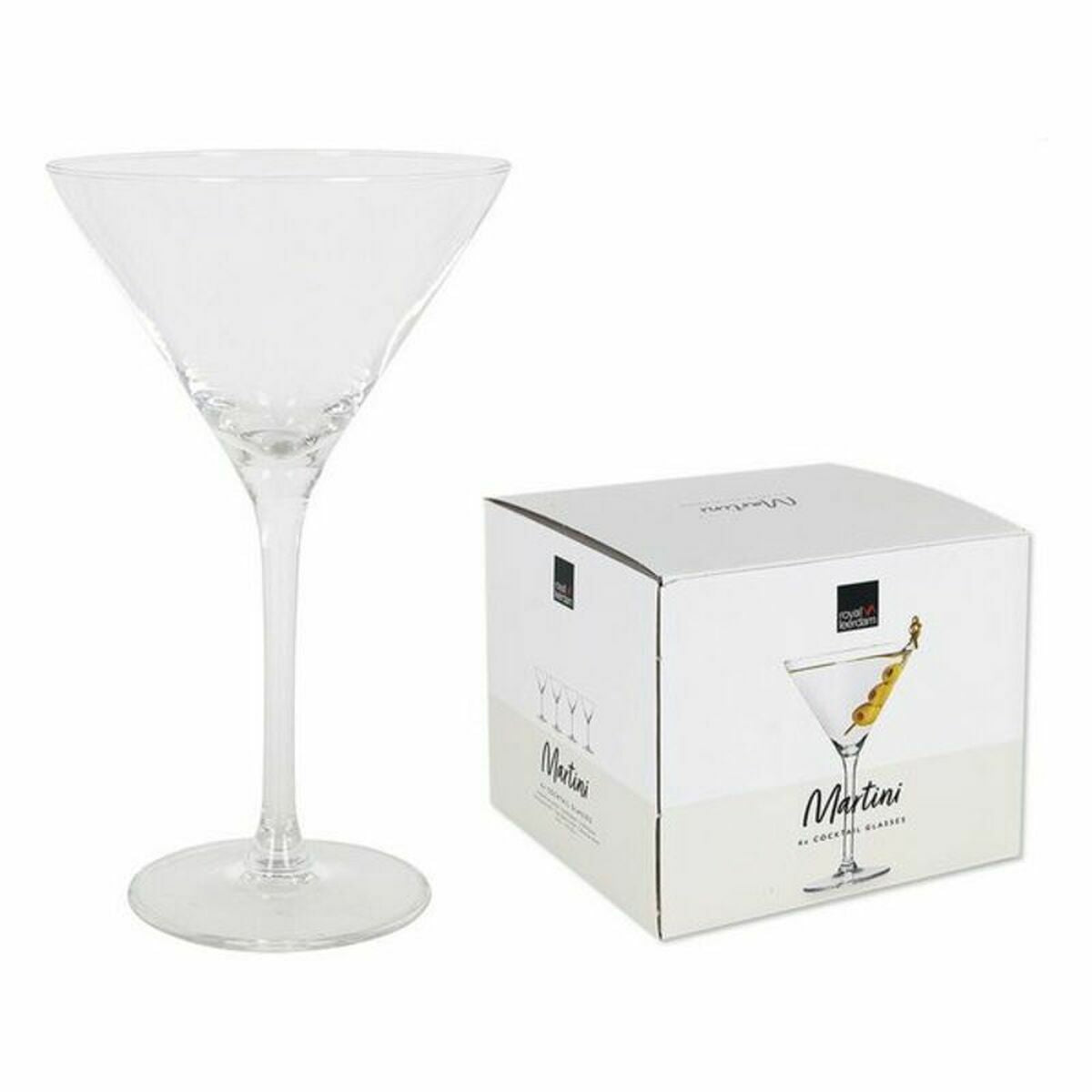 Martini-lasit 260 ml, 4 kpl, 10 x 10 x 18 cm - lasiset cocktail-lasit juhlaan