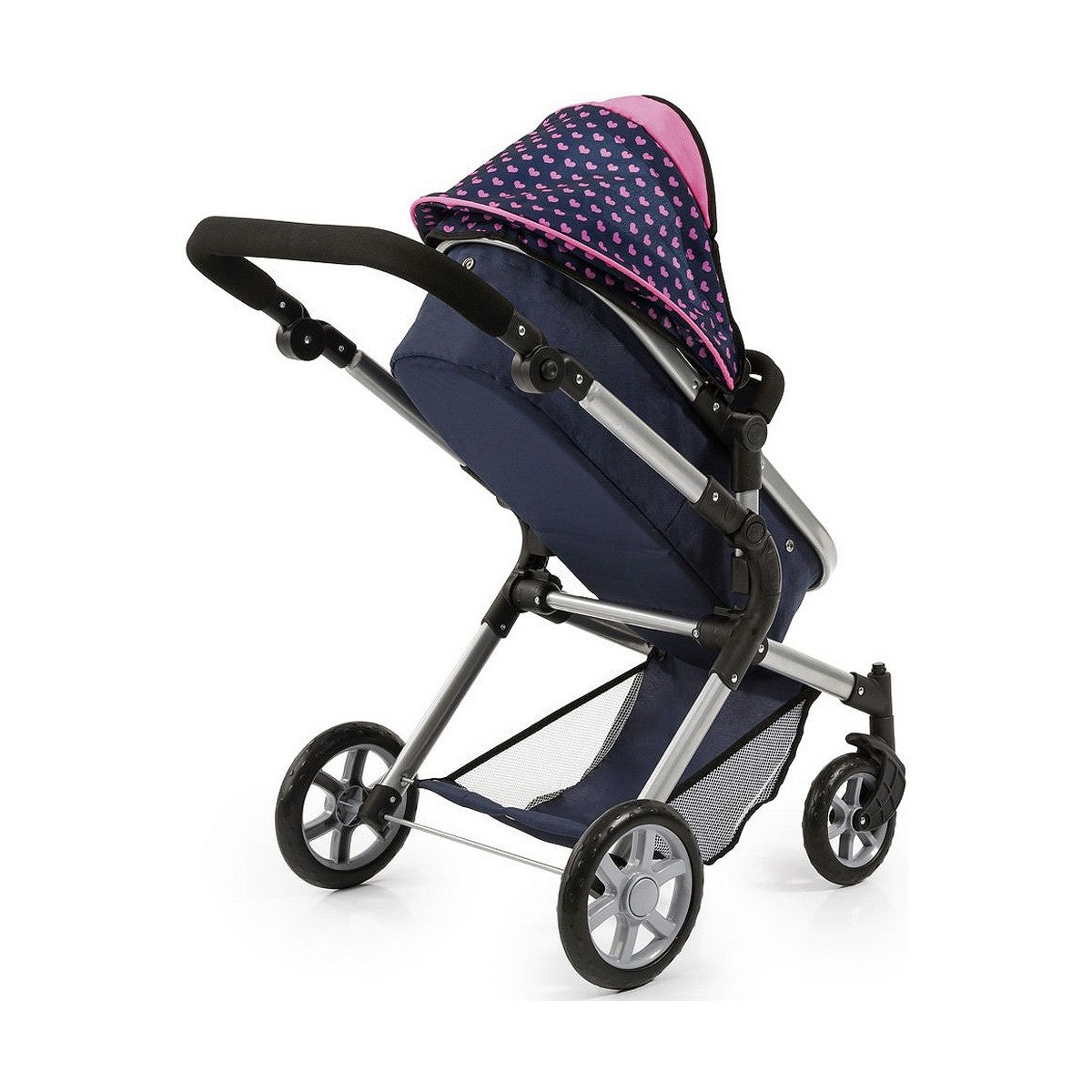 Nuken vaunut 63 cm, laivastonsininen yhdistelmävaunu Combi Neo lapsille, laukku