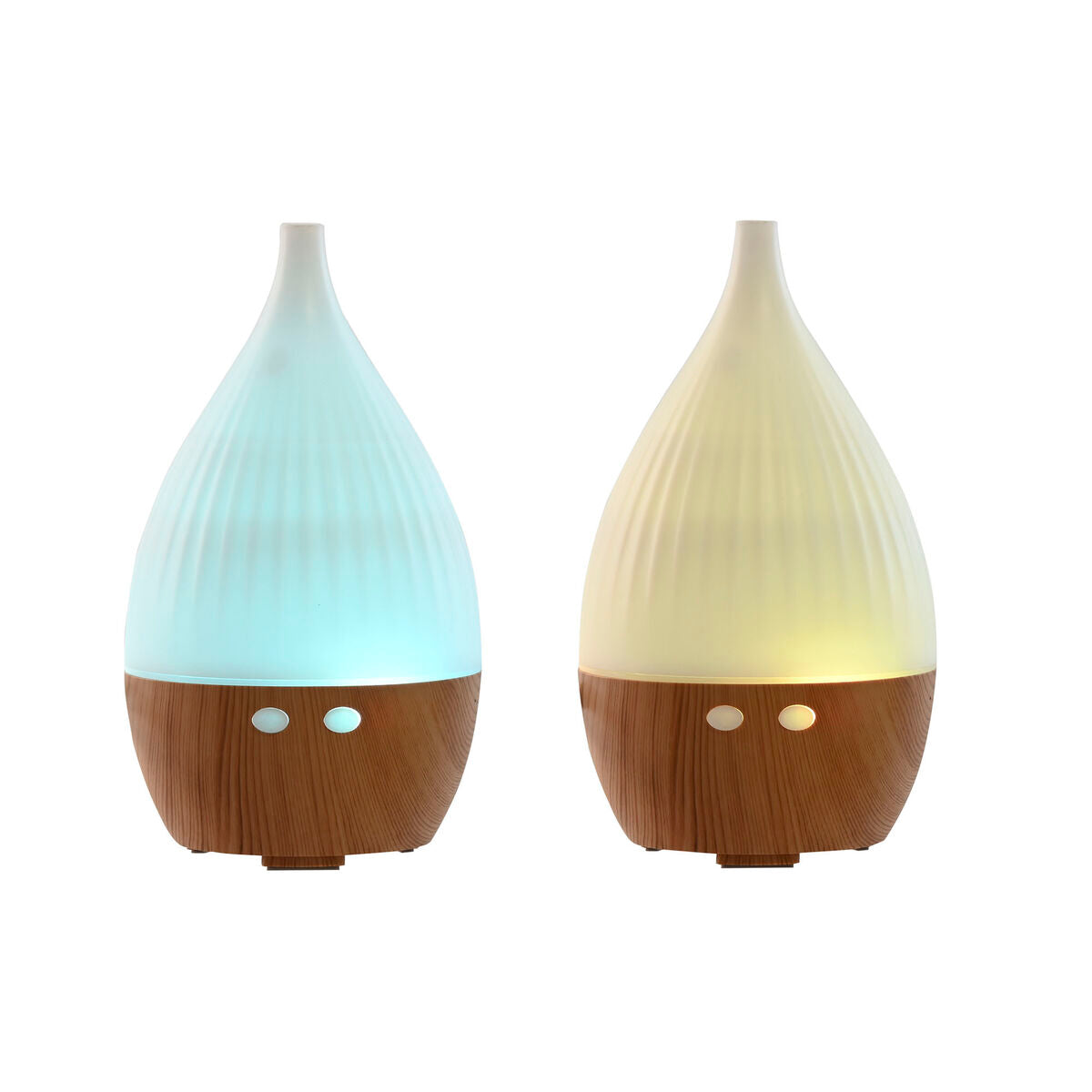 Öljydiffuuseri USB 10 ml, 4 kpl, puuviilu & valkoinen, urban-malli kotiin