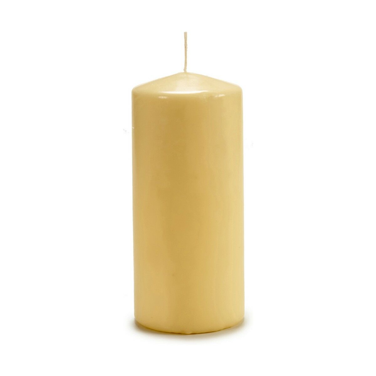 Pilarikynttilä 20 cm, kerma, 4 kpl, Ø 9 cm - pöytäkoriste juhliin & sisustukseen