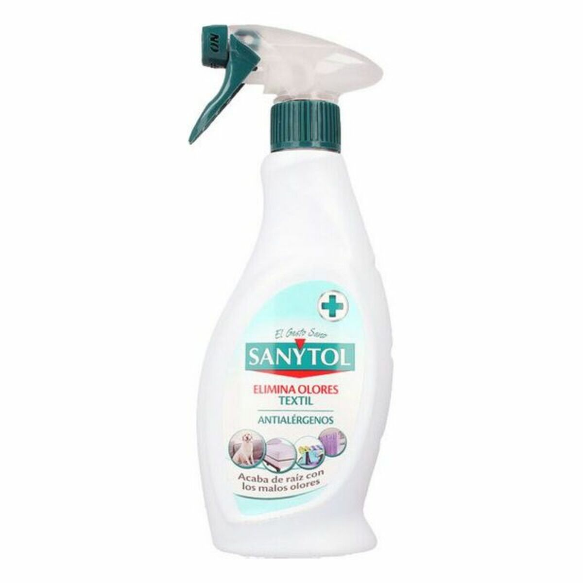 Tekstiilien hajunpoistaja 500 ml, desinfioiva suihke kankaille, antiallerginen