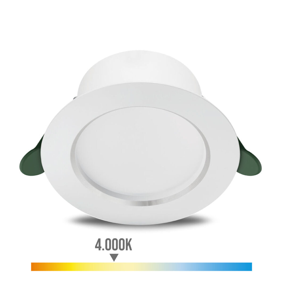 LED-alasvalo 900 lm 4000 K, 4,8 W Ø14,5×4,95 cm upotettava timanttileikkaus valkoinen