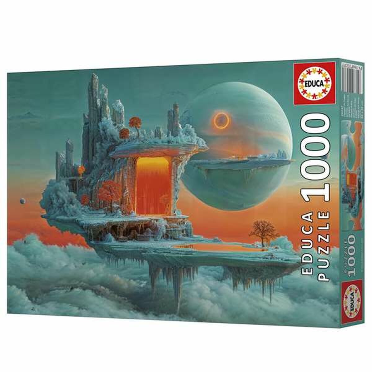 1000 palan palapeli Fire & Ice -planeetta, avaruusmaisema aikuisille 14+ Educa