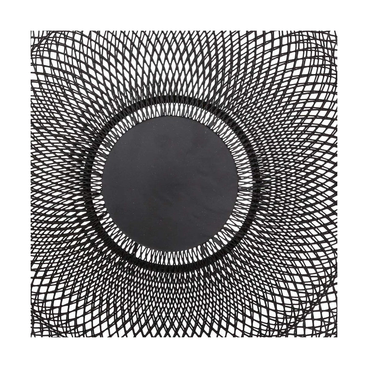 Metallinen hedelmäkulho 27 cm, musta - verkkohedelmäkulho keittiöön & tarjoiluun – verkkohedelmäkulho keittiötarvike – kuva 3