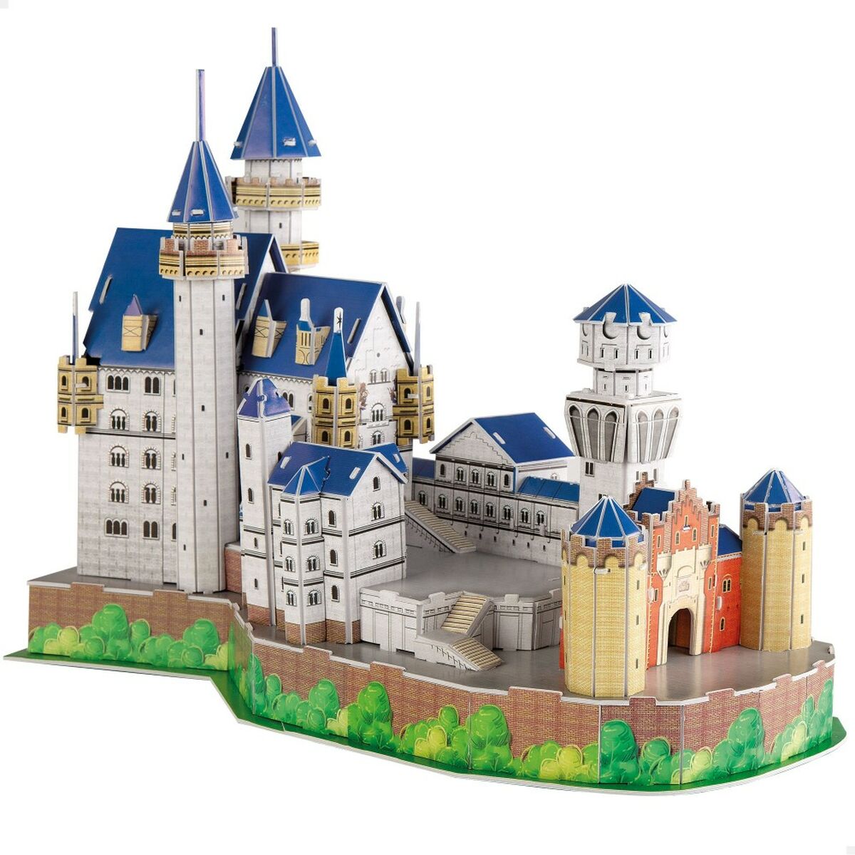 3D-palapeli Swan Castle, 95 palaa, palapeli-linna 43,5 x 33 x 18,5 cm, lapsille