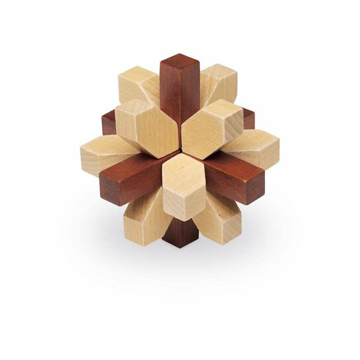 Puupalapeli 3D, liitospalapeli lapsille +6, puinen aivopähkinä, älypeli