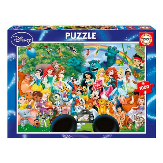 Palapeli 1000 palaa Disney-klassikot, 68 x 48 cm, perheelle & lahjaksi – lahja perheelle 1000 palaa – kuva 1
