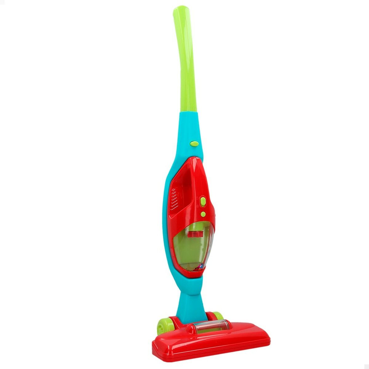 Leikkipölynimuri paristokäyttöinen 2-in-1, valolla, 22,5×67×15 cm, 2+ v lapsille – valotoiminto 2+ vuotta – kuva 1