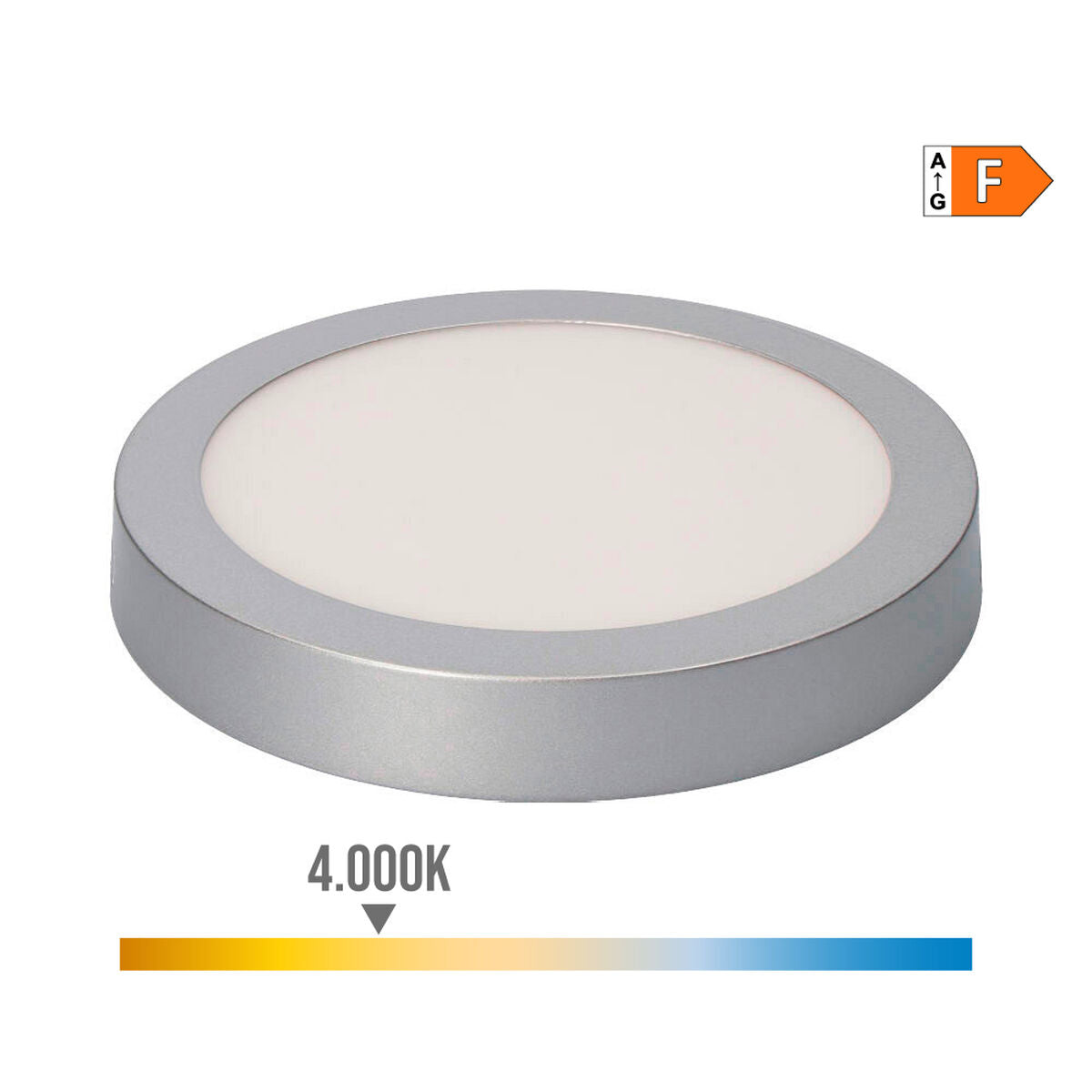 Kattovalaisin 20 W LED 4000 K, Ø 22,5 cm, alumiini & muovi, pinta-asennus – 20 W päivänvalkoinen 4000 K – kuva 5