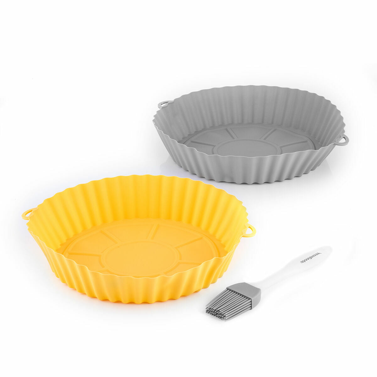 Airfryer silikonivuoat 2 kpl, tarttumaton, uuniin & mikroaaltouuniin – mikroaaltouuniin pakastimeen sopiva – kuva 8