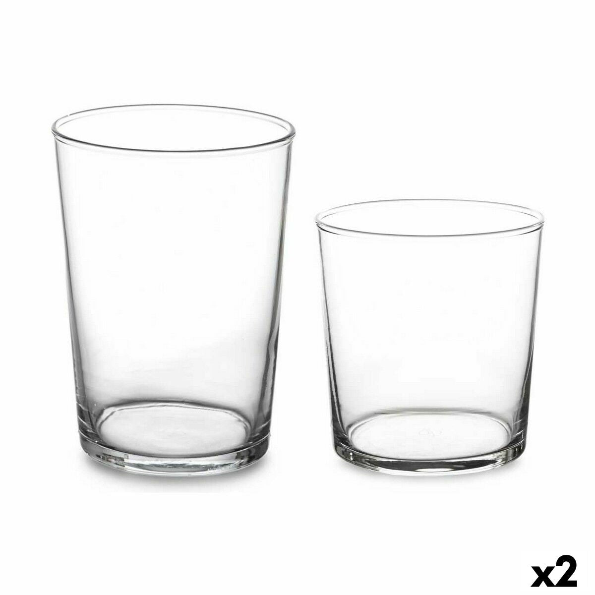 Juomalasisetti 380 ml & 510 ml - läpinäkyvät olutlasit 2 kpl Pasabahce Bistro