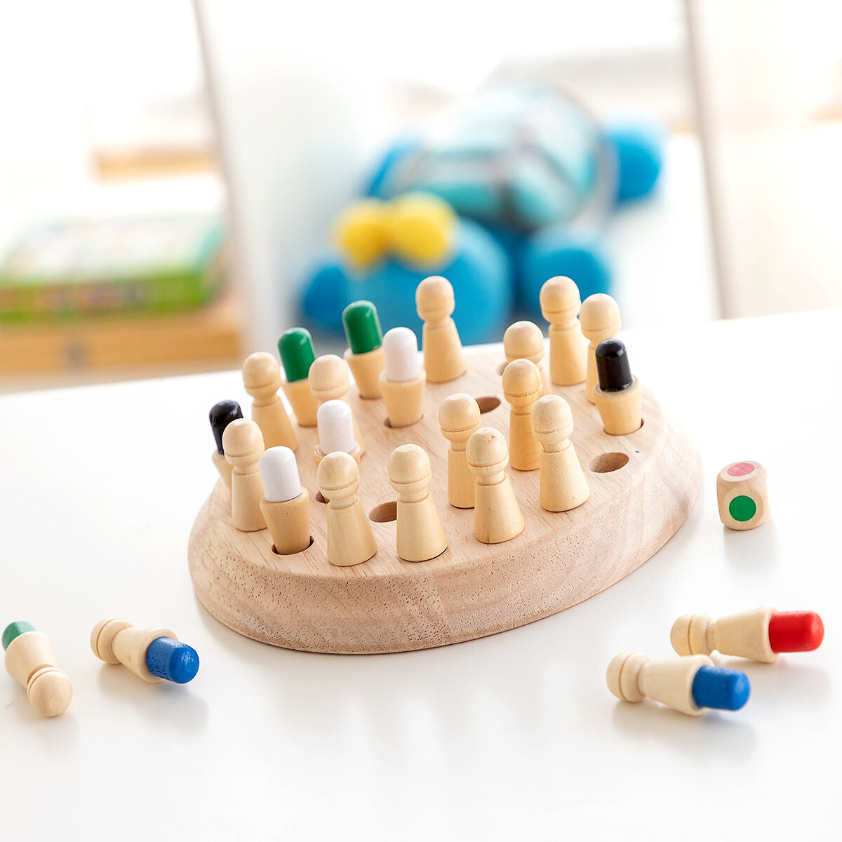 Puinen muistipeli 26 osaa, montessori-mallinen lasten opettava peli 3+ – lahja lapselle opetuspeli – kuva 6
