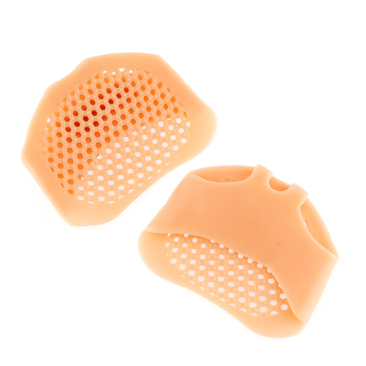 Päkiätyynyt silikoni - 2 kpl 7,5 x 6 cm, beige, kävely & urheilu – kengänpehmusteet hengittävä pinta – kuva 3
