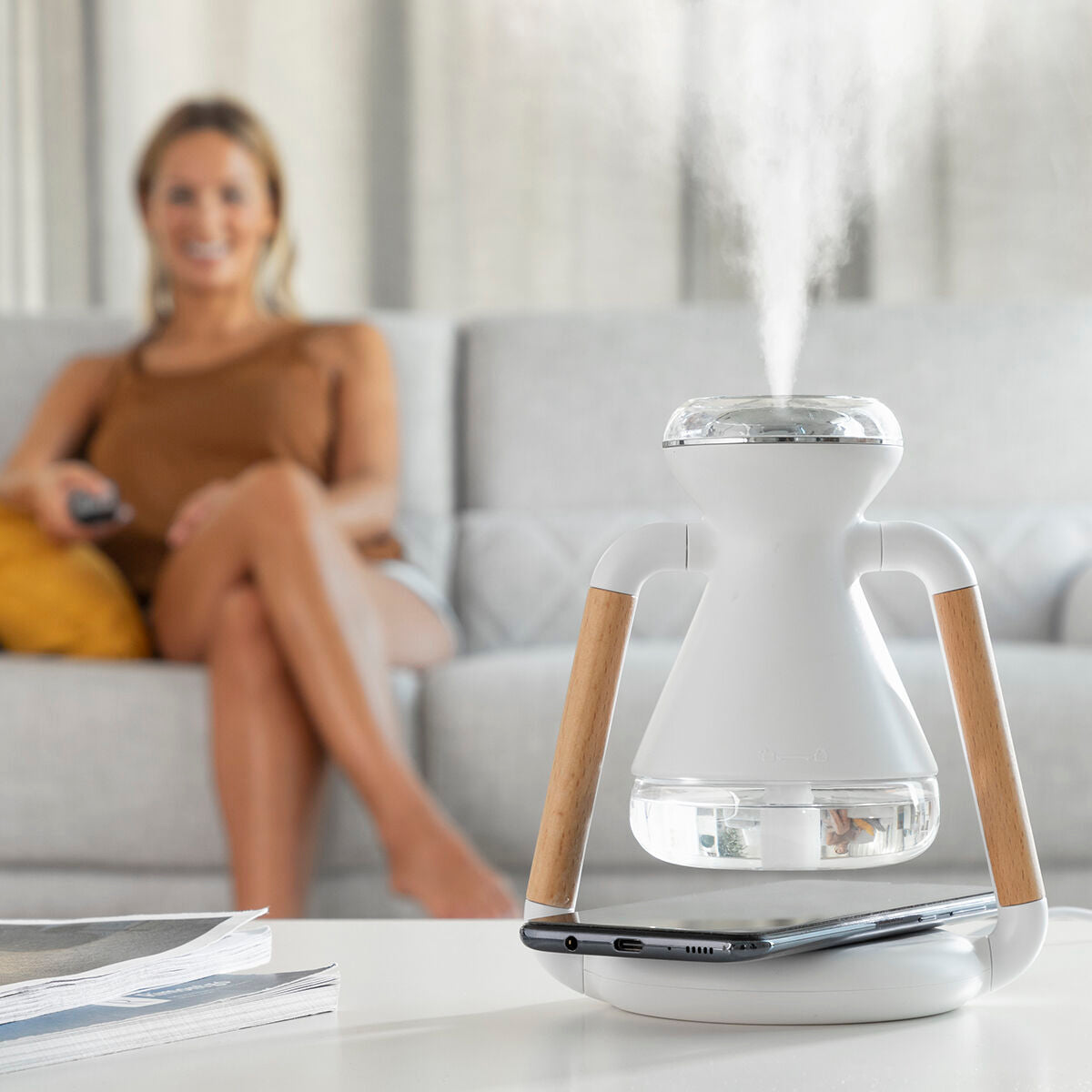 Langaton laturi 9 W pikalataus, aromadiffuusori & ilmankostutin, 230 ml – aromadiffuusori USB-laturi – kuva 9
