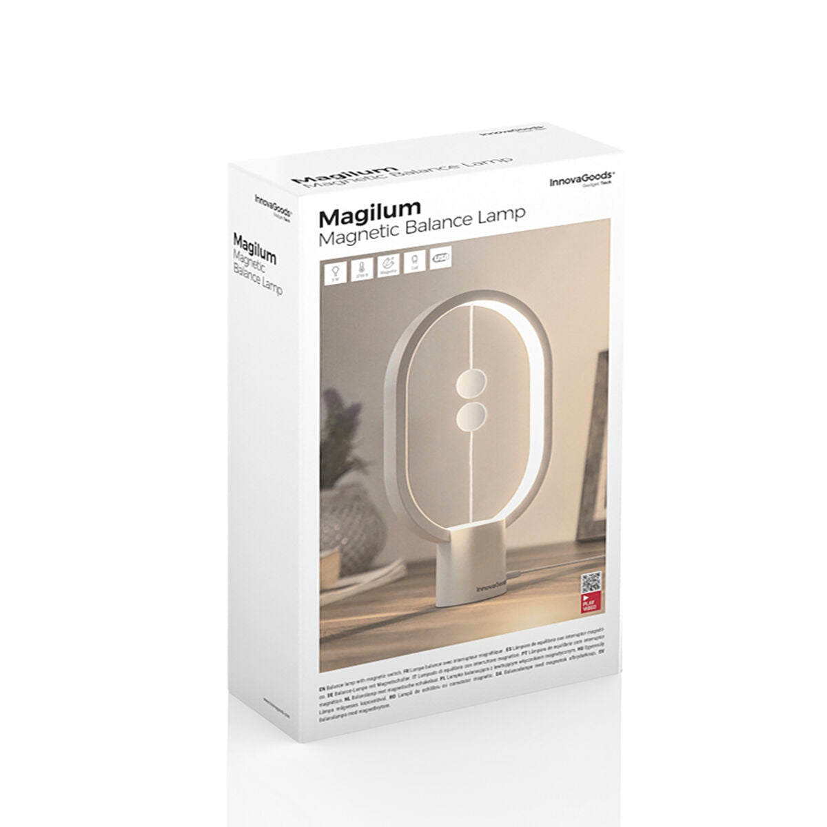 Tasapainolamppu magneettikytkimellä, LED pöytälamppu lämmin valo 3 W USB – joulu lukuvalo – kuva 11