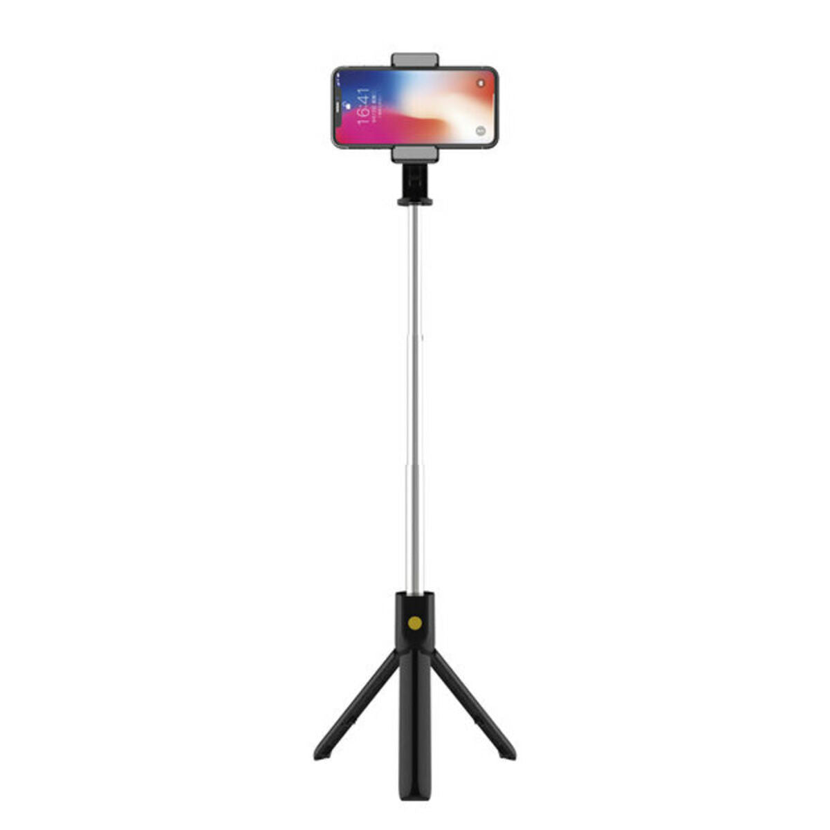 Älypuhelimen kolmijalka kannettava Bluetooth-kaukosäädin 70 cm musta 3-jalkainen