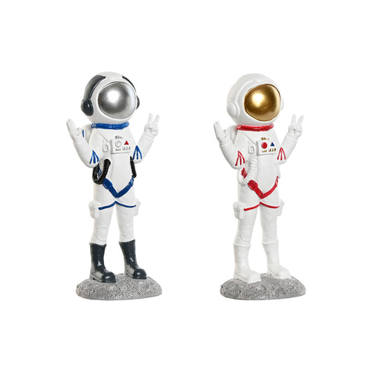 Astronautti koristehahmo 2 kpl, valkoinen sininen & punainen, 9 x 7 x 20 cm