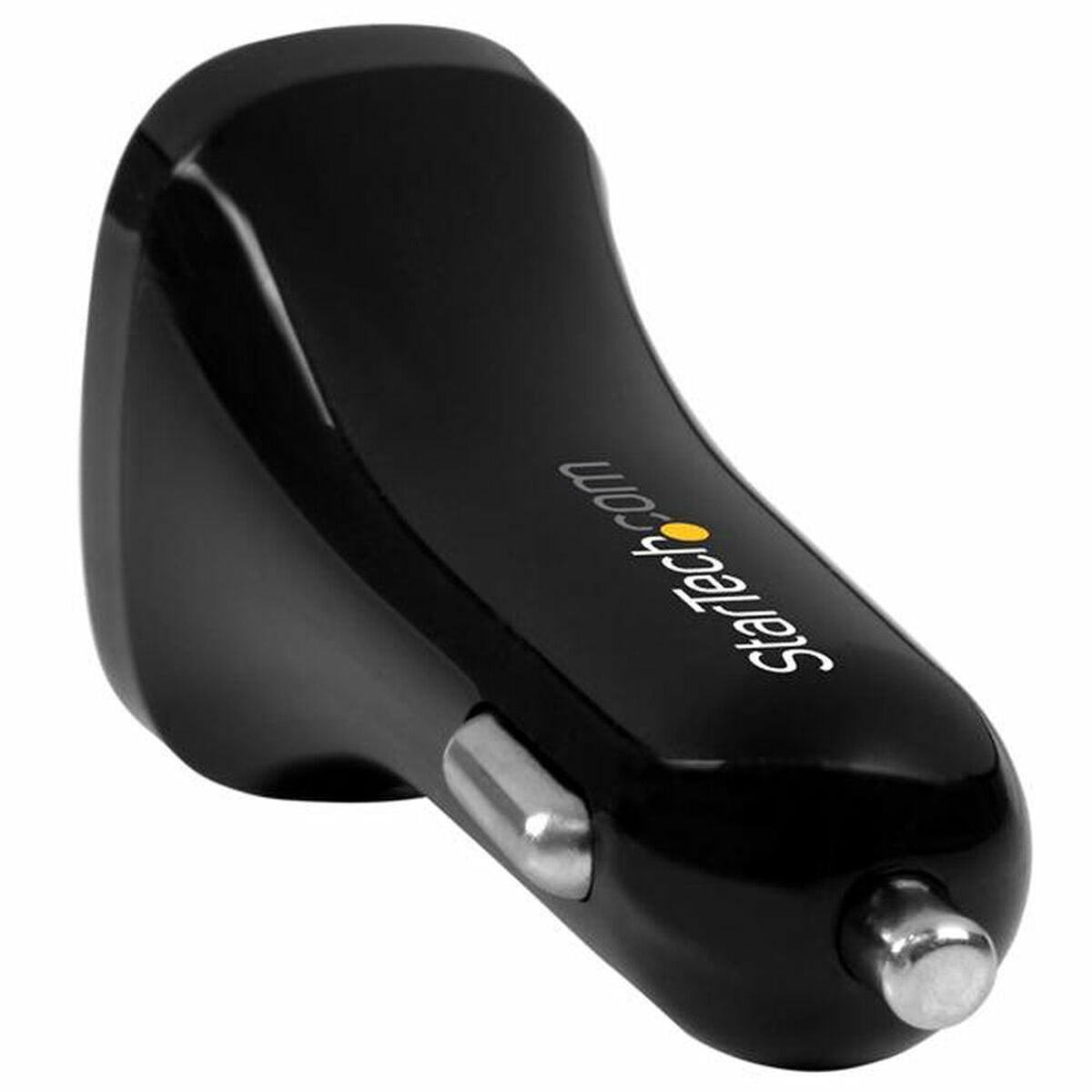 Autolaturi 2 x USB, 24 W 5 V 12–24 V, kahdella USB-portilla autoon, musta universaali