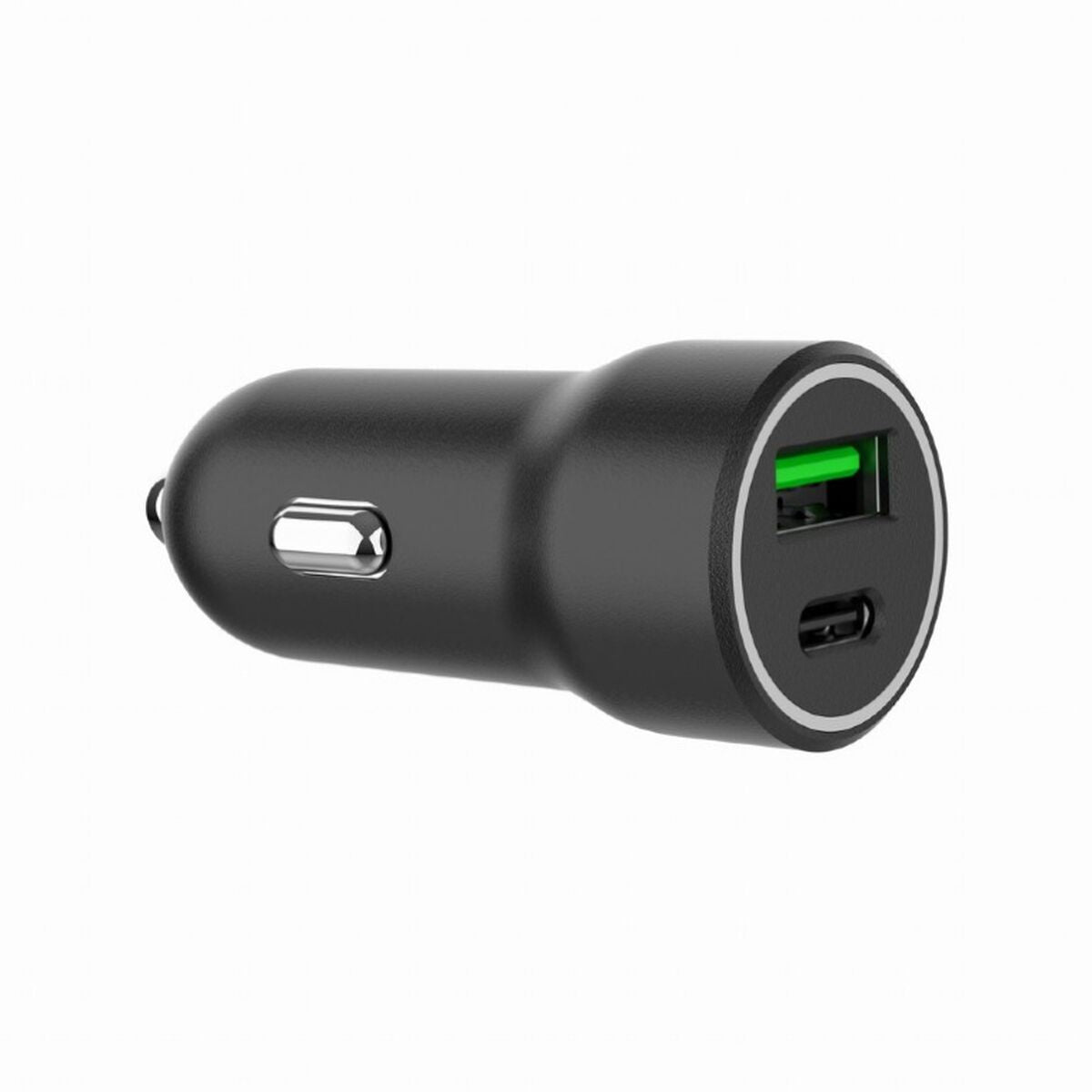 Autolaturi USB-C PD & USB-A Quick Charge 20W, 2-porttinen, kompakti autoon