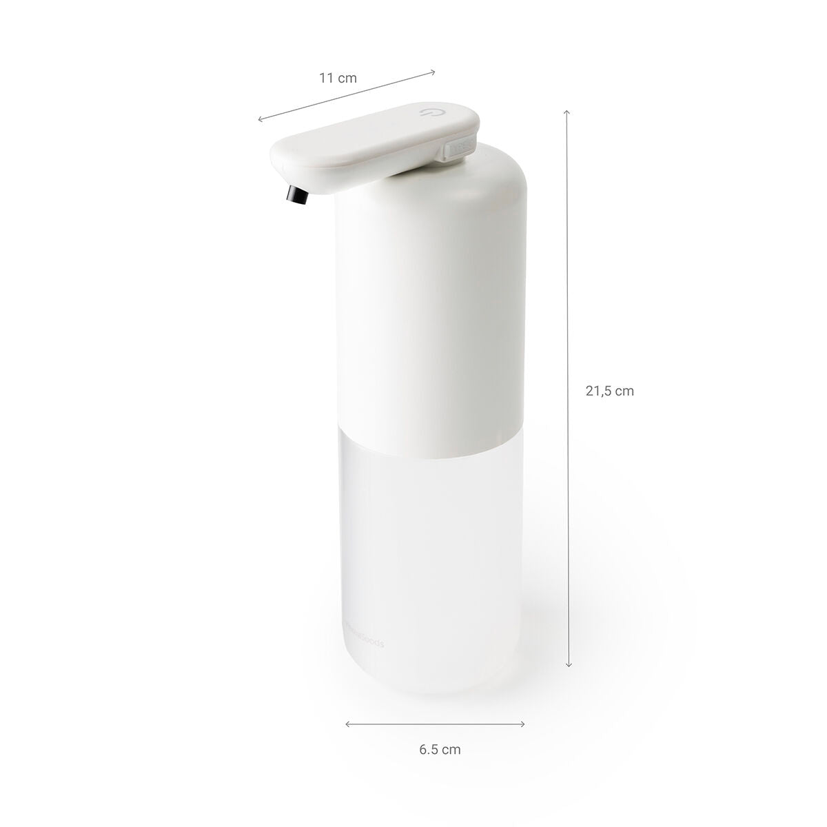 Automaattinen vaahtosaippua-annostelija ladattava 350 ml, kosketukseton, USB-C