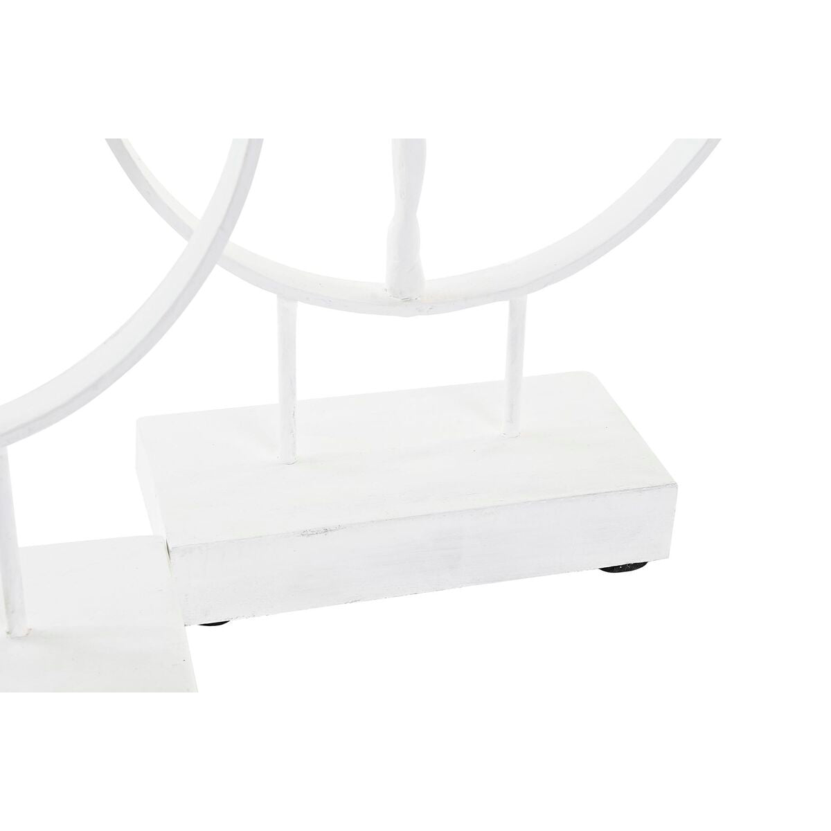 Balettitanssija koriste alumiini & mangopuu, valkoinen, 23×9×33 cm, 2 kpl