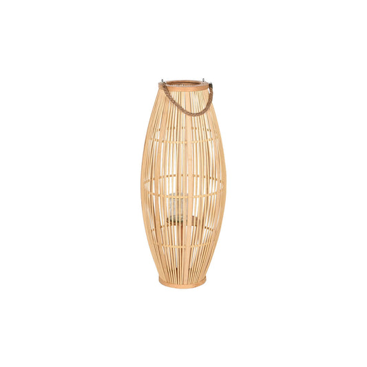 Bambu kynttilänjalka korkea 85 cm, luonnonvaalea, käsintehty, trooppinen