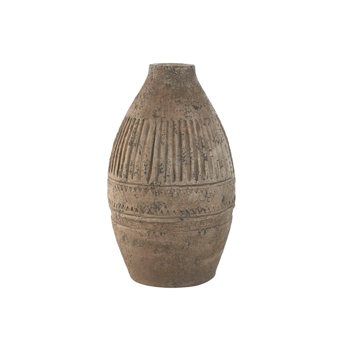 Maljakko beige, magnesium 28 x 28 x 48 cm - teksturoitu rustiikkinen sisustukseen
