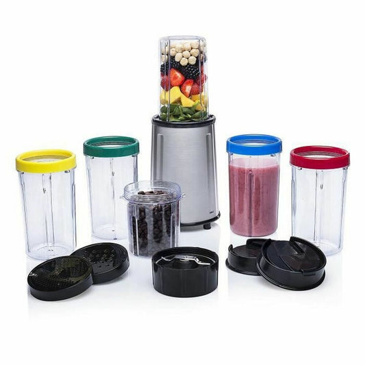 Blenderi 500 ml, miniblenderi soseutin 240 W BPA-vapaa irrotettava kannu, musta