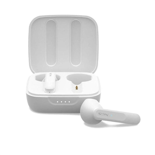 Bluetooth 5.3 langattomat kuulokkeet mikrofonilla, 28 h akunkesto, vaaleansininen