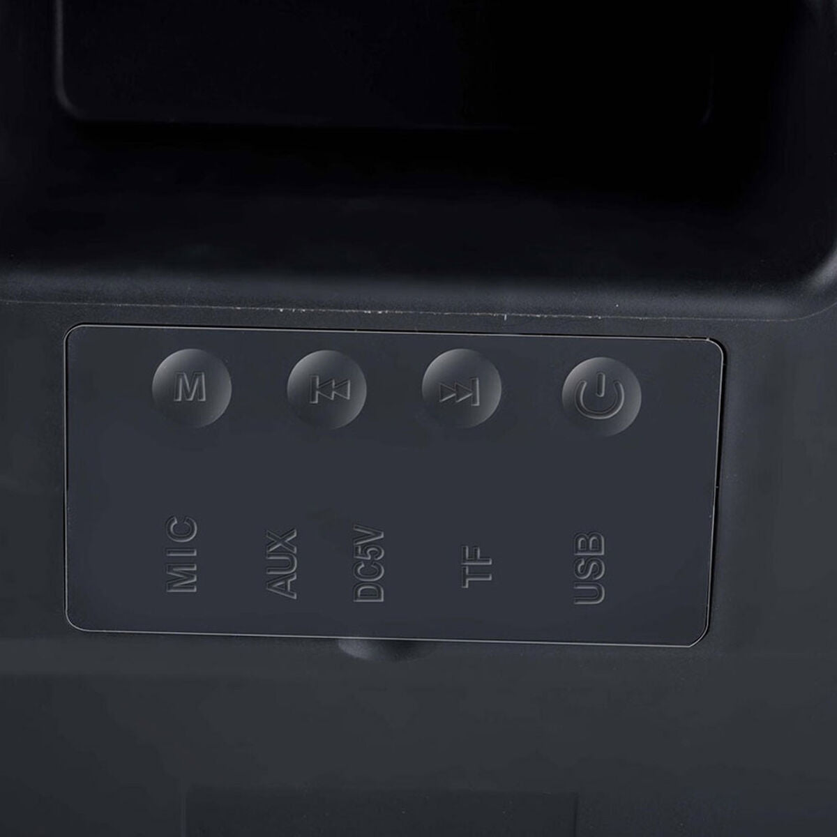 Bluetooth-kaiutin 20 W LED RGB, ladattava akku & kaukosäädin, kannettava musta