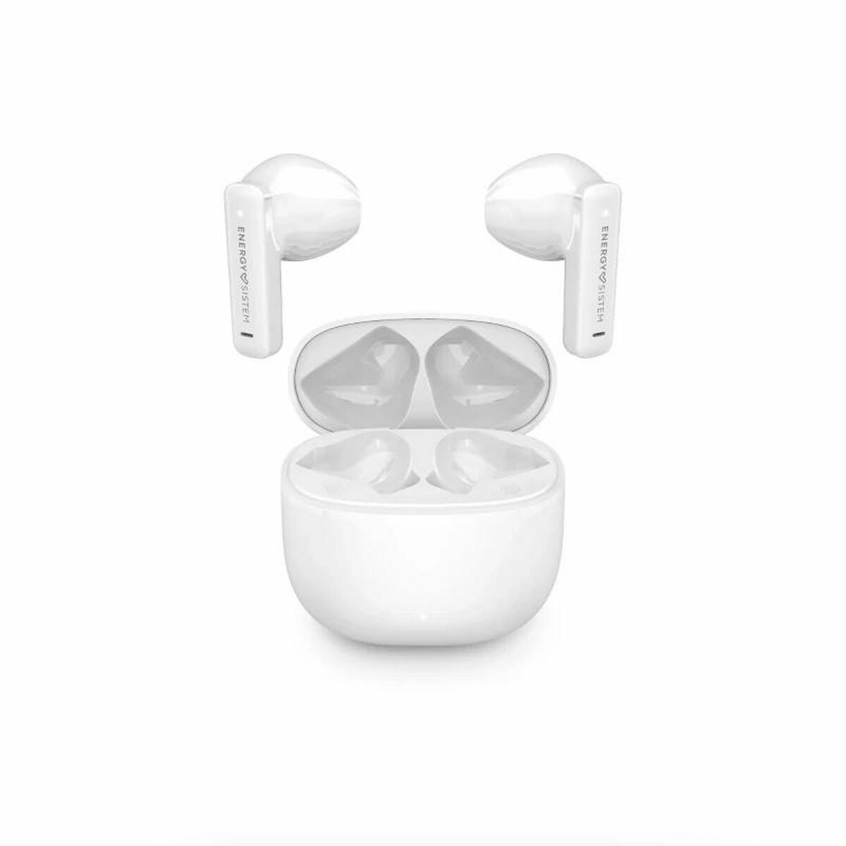 Bluetooth-kuulokkeet in-ear, langattomat, mikrofonilla, USB-C, valkoinen