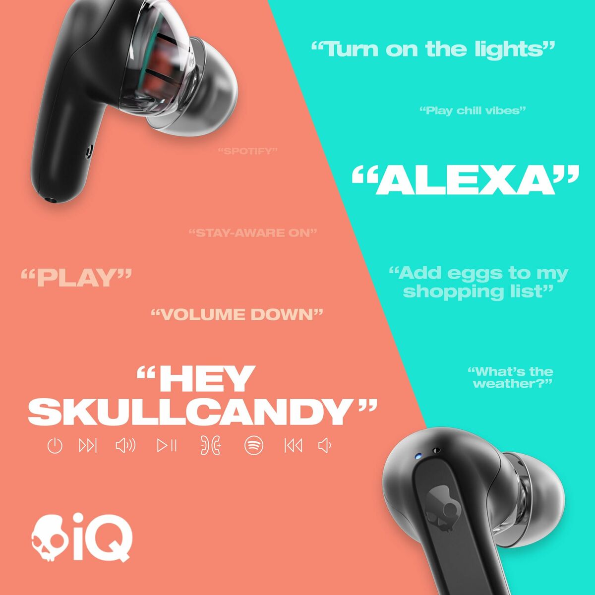 Bluetooth-kuulokkeet in-ear, Bluetooth 5.2, USB-C, mikrofonilla, valkoinen