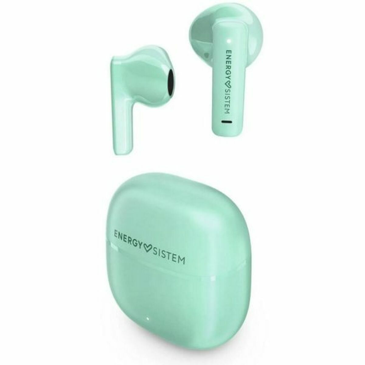 Bluetooth-kuulokkeet in-ear, langattomat, USB-C & mikrofoni, mintunvihreä