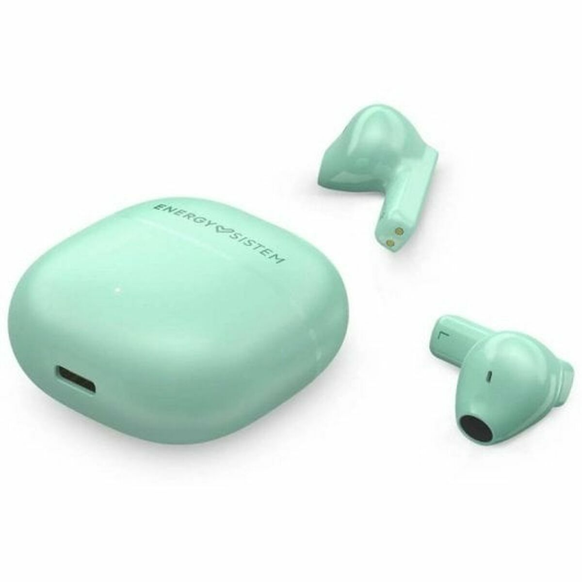 Bluetooth-kuulokkeet in-ear, langattomat, USB-C & mikrofoni, mintunvihreä