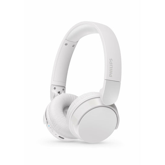 Bluetooth-kuulokkeet mikrofonilla, langattomat, valkoinen, puheluihin & musiikkiin