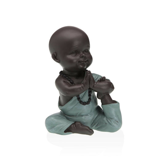 Buddha koristehahmo resiini, istuva rukoileva 5,5×11×8,5 cm sisustukseen
