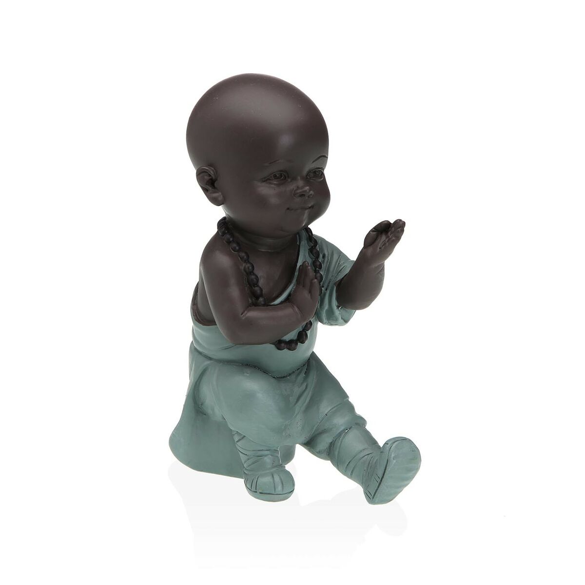 Buddha-patsas resiini 9 x 13 x 6 cm, pieni koriste sisustukseen ja hyllylle