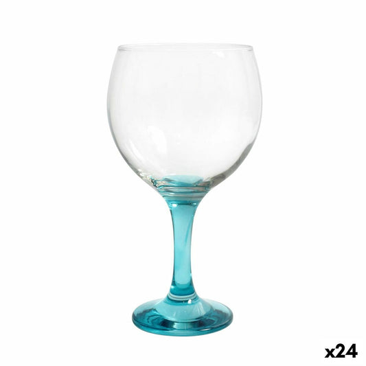 Cocktaillasi 645 ml sininen varsi, ø 9,35 x 20 cm - 24 kpl, juhla- ja baarilasit