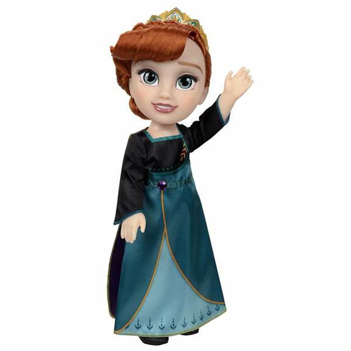 Frozen Anna nukke 38 cm, lapsille & keräilijöille, muovinen pukulelu pieni